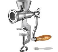 VEVOR Moulin à Grains Manuel en Acier Inoxydable Broyeur à Grains de Café à Main Installation sur Table d'Épaisseur Moins de 4 cm avec Brosse pour Moudre Grains de Café Soja Blé Maison Restaurant