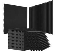 VEVOR Panneau Mousse Acoustique pour Mur Plafond Studio Lot de 50 30x30x5 cm