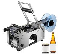 VEVOR MT-50 Étiqueteuse de Bouteilles Rondes Semi-Automatique 50 pièces/Min pour Bouteilles de 12 à 90 mm