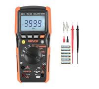 VEVOR Multimètre numérique TRMS 4000 pts - Voltmètre/Ohmmètre 1000V AC/DC, Auto/Manuel