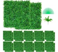 VEVOR Mur végétal artificiel Brise-vue Haie artificielle UV 24 pcs. 25 x 25 cm