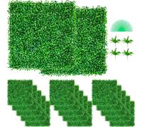 VEVOR Mur végétal artificiel Brise-vue Haie artificielle UV 48 pcs. 25 x 25 cm