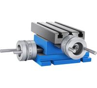 VEVOR MX-75 Table de travail multifonctionnelle pour fraisage 185 x 100 mm Table de travail pour fraisage X 80 mm Y 75 mm Table croisée Perceuse d'établi pour perceuses et fraiseuses (MX-75)