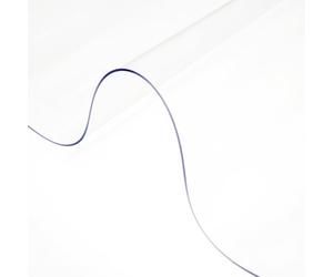 VEVOR Nappe PVC Rectangulaire Transparente 1,5 mm Nappe de Protection Imperméable Épaisse pour Table de Cuisine, Table à Mange, Table en Bois, Bureau, Table Basse Couleur Cristal Clair 213x107 cm