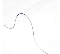 VEVOR Nappe PVC Rectangulaire Transparente 2mm Nappe de Protection Imperméable Épaisse pour Table de Cuisine, Table à Mange, Table en Bois, Table Basse Couleur Cristal Clair 244x107cm