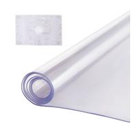 VEVOR Nappe Rectangle Transparente 101,6x152,4 cm Épaisseur 2 mm, Film de Table Transparent en PVC, Imperméable et Facile à Nettoyer, Protection de Table pour Bureau, Cuisine Restaurant Salle à Manger