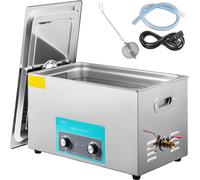 VEVOR Nettoyeur à ultrasons 22L, acier inoxydable 304, contrôle professionnel par bouton rotatif, nettoyeur à ultrasons avec minuterie de chauffage pour bijoux, montres, lunettes, circuits imprimés, p
