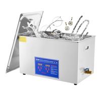 VEVOR Nettoyeur A Ultrasons 30L,Nettoyeur ultrasons 600W 220V,Ultrasonic Cleaner Professionnel à 80 Degrés,Nettoyeur Digital Affichage Ultrasonique pour les bijoux,les lab, les équipements industriels