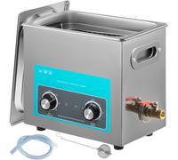 VEVOR Nettoyeur à Ultrasons 6 L avec Chauffage Minuterie Bouton de Commande