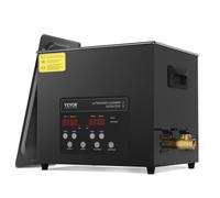 VEVOR Nettoyeur à Ultrasons 10 L avec Panier Chauffage et Minuterie 240 W Noir