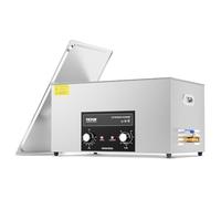 VEVOR Nettoyeur à ultrasons numérique 22 L – 480 W, minuterie, chauffage, panier