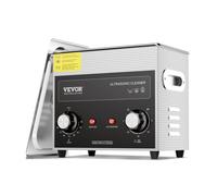 VEVOR Nettoyeur à Ultrasons Numérique 3L avec Minuterie et Chauffage pour Bijoux