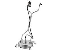 VEVOR Nettoyeur de Surface pour Nettoyeur Haute Pression 41,9 cm avec Roues | Accessoire pour Béton, Terrasse, Trottoir, Allée, en Acier Inoxydable, Poignée Surélevée, 276 bar Max., Raccord Rapide 3/8 po