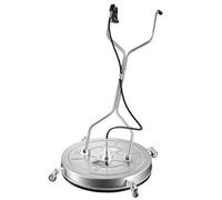 VEVOR Nettoyeur de Surface pour Nettoyeur Haute Pression 76,2 cm avec Roues | Accessoire pour Béton, Terrasse, Trottoir, Allée, en Acier Inox, 276 bar Max., Poignée Surélevée, Raccord Rapide 3/8 pouce