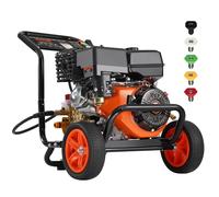 VEVOR Nettoyeur haute pression à essence 4400 PSI 15 L/min 5 buses pour voiture