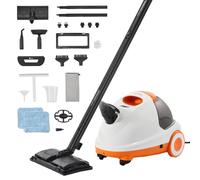VEVOR Nettoyeur Vapeur Multifonction, Nettoyeur à la Vapeur avec 23 Accessoires, Cordon d'Alimentation Extra-long, Réservoir de 2,5 L et Poignée Portable, pour Coulis, Carrelage, Sols, Maison