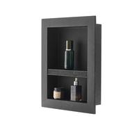 VEVOR Niche Douche Encastrable Murale Salle de Bain 10,16 x 40,64 x 50,8 cm