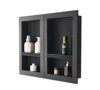VEVOR Niche Douche Encastrable Murale Salle de Bain 40,6x61 cm + 40,6x61 cm