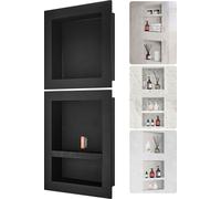 VEVOR Niche murale 10x40,64x101,6cm Niche de douche Carrelable Triple couche étanche Encastrement de niche Matériau de paroi arrière (XPS, bois, ciment) Convient pour salle de bains Chambre à coucher