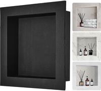 VEVOR Niche murale 10x40,64x40,64cm Niche de douche Carrelable Monocouche Étanche Encastrement dans la niche Matériau de paroi arrière (XPS, bois, ciment) Convient pour salle de bains Chambre à couche