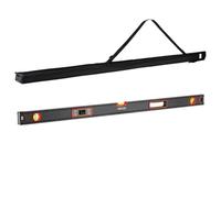 VEVOR Niveau Électronique 1200 mm, Niveau à Bulle Numérique Magnétique 360° pour Construction, Menuiserie, Bricolage et Rénovation, avec Écran LED Rétroéclairé et Fioles 0°, 45°, 90°, Indice IP54
