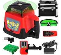 VEVOR Niveau Laser Autonivelant Balayage Rotative à 360 Degrés Laser Ligne Verticale Horizontale Module Laser Rotatif Auto-Alignement Faisceau Vert Distance de Travail 500 m Construction Extérieur