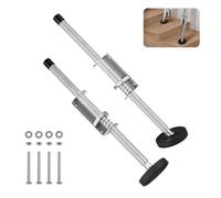 VEVOR Niveleur d'Échelle, Charge 249,5 kg, Outil de Nivellement d'Échelle d'Escalier en Acier 493 mm, Trémie de Tangage, Stabilisateur avec Rangement, Stable, Facile à Utiliser, pour Sol Irrégulier