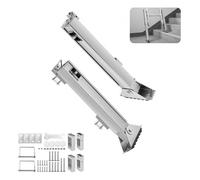 VEVOR Niveleur d'Échelle, Charge 250 kg, Outil de Nivellement d'Échelle d'Escalier Acier Extensible 288 mm, Trémie de Pas Dégagement Rapide, Stabilisateur Stable Facile à Utiliser pour Sol Irrégulier