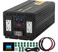 VEVOR Onduleur Onde Sinusoïdale Modifiée 5000 W CC 12 V vers CA 110 V Écran LCD