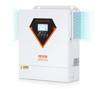VEVOR Onduleur Hybride 3500 W Onduleur Solaire Hybride Chargeur Hors Réseau à Onde Sinusoïdale Pure 230 V CA avec Contrôleur de Charge Solaire MPPT 60 A Intégré, Charge Hybride, Utilitaire, Solaire