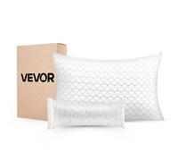VEVOR Oreiller en Mousse à Mémoire de Forme, 90 x 48,5 cm, avec Housse en Fibre Naturelle Amovible Lavable, Bon Maintien, Confort Optimal, Oreillers pour Personnes Dormant sur Dos, le Ventre, le Côté