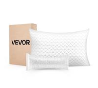 VEVOR Oreiller en Mousse à Mémoire de Forme, 90 x 48,5 cm, avec Housse en Fibre Naturelle Amovible Lavable, Bon Maintien, Confort Optimal, Oreillers pour Personnes Dormant sur Dos, Le Ventre, Le Côté