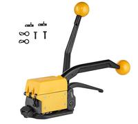 VEVOR Outil de cerclage en acier pour largeur 12,7-19 mm 3 en 1 (tendeur, sertisseur, coupeur) machine à emballer manuelle pour cerclage métallique machine à cercler pour feuillard en acier inoxydable