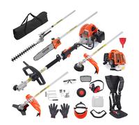 Outils de Coupe Multifonctionnel 5 en 1-VEVOR-Scie à Perche, Tronçonneuse avec Rallonge, Outils pour Élagage Arbuste Branche