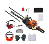 VEVOR Outils de coupe arbustes taille-haie à gaz portatif 26 CC moteur 2 temps