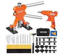 VEVOR Outils de Débosselage sans Peinture 46PCs Kit Débosselage Carrosserie Réparable 0,5-13,5 cm avec Extracteur Doré Pistolet à Colle Languette Bâton de Colle Réparation de Carrosserie sans Dommage