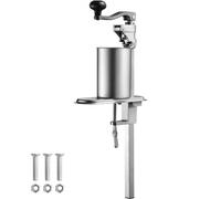 VEVOR Ouvre-Boîte Manuel, Ouvre-Bocal Commercial avec Serre-joint pour Grandes Cannettes Jusqu’à 30 cm de Haut, Ouvre-Canette, Hauteur Réglable Poignée Ergonomique Ouverture Facile pour Restaurant