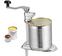 VEVOR Ouvre-Boîte Manuel Professionnel Jusqu’à 30 cm de Haut Ouvre-Bocal Commercial 6 PCs/min Ouvre-Canette de Table en Inox Réglage en 20 cm Poignée Ergonomique Ouverture Facile Sûr Outil de Cuisine