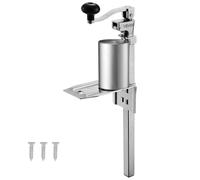 VEVOR Ouvre-boîte manuel professionnel, pour canettes jusqu'à 300 mm de hauteur, ouvre-canette de table robuste en acier moulé, réglable en hauteur, fixé par vis, pour restaurant, hôtel et épicerie