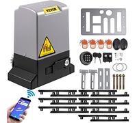 Ouvre-Porte Coulissant-VEVOR-1800 kg-Ouvre Portail Automatique 7 m- avec 4 Télécommandes et Contrôle APP