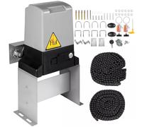 VEVOR Ouvre-porte coulissant automatique opérateur d'allée 1500 kg capteur infrarouge portée de télécommande 70 m pour portail maison