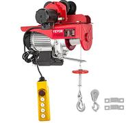 VEVOR Palan à Câble Électrique 220 V Palan Électrique à Chaîne, Charge Nominale 1000 kg, 1800 W avec Télécommande Filaire 1,4 m, pour Atelier, Garage, Entrepôt, Industrie, Levage de Charges Lourdes