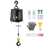 VEVOR Palan Électrique 2 en 1 Treuil Électrique Portable 498,95 kg Treuil de Levage 1500 W Hauteur de Levage 7 m Vitesse de Levage 4 m/min Télécommande Sans Fil pour Garage Entrepôt Usine Remorquage