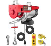 VEVOR - Palan électrique avec télécommande, treuil électrique de 1200 livres, palan électrique 110 V avec contrôle de câble de 15 pieds pour le levage dans les usines, les entrepôts, le site de