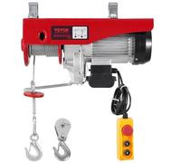 VEVOR Palan Électrique Charge Double Câble 1200kg avec Télécommande Filaire 4,2m
