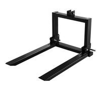 VEVOR Palette à Soulever 1 T pour Charge de Chariot Elévateur de 1000 kg de Fourches à Palettes pour Lever le Transpalette Fourches de Palette à Soulever Tout Acier Attelage 3 Point