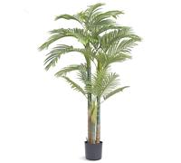 VEVOR Palmier à fruits d'or Artificiel 1030x1030x1981mm Plante artificielle PE Plantes artificielles Plantes en plastique en pot Inodore Imperméable Idéal pour décorer une chambre à coucher Bureau Sal