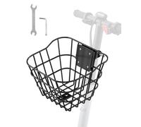 Panier de vélo avant VEVOR 245x215x180 mm, charge max. 9 kg, panier de guidon en acier massif, panier de vélo/accessoire pour roller