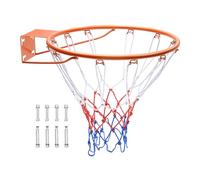 VEVOR Panier de Basket Diamètre Extérieur 483 mm Cerceau de Basket-ball en Acier au Carbone avec Filet But de Basket-ball Mural Pièce de Remplacement pour Entraînement Basket-ball Extérieur Intérieur