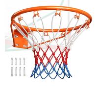 Panier de Basket - VEVOR - Cerceau de Basket Arceau de Basket-ball 483 mm avec Filet pour Remplacement